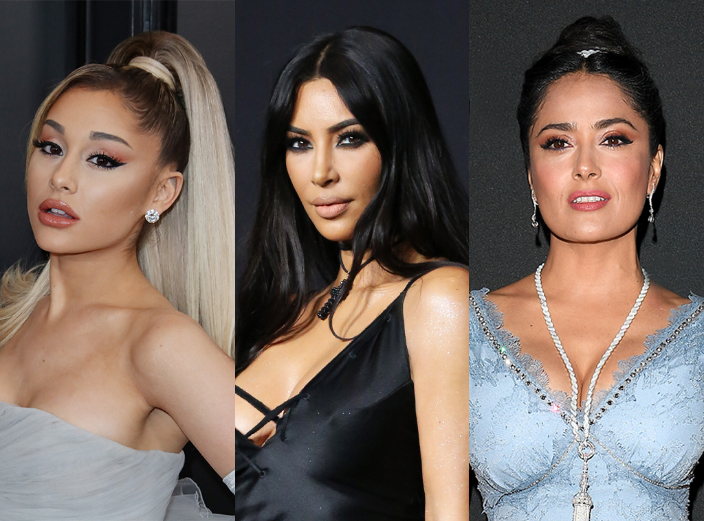 Ariana Grande, Kim Kardashian, Salma Hayek